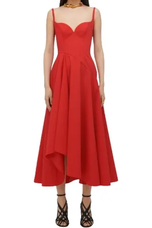Alexander McQueen Midi Dresses, female, , Size: XS Elegant Dresses