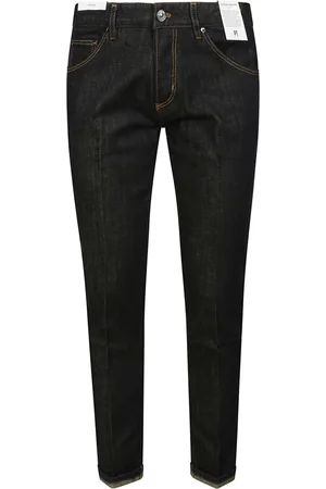 PT Torino Slim-fit Jeans, male, , Size: W37 Dark Stretch Denim Reggae Jeans