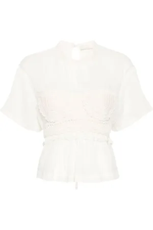 ULLA JOHNSON Blouses, female, , Size: 2XS Cari Top