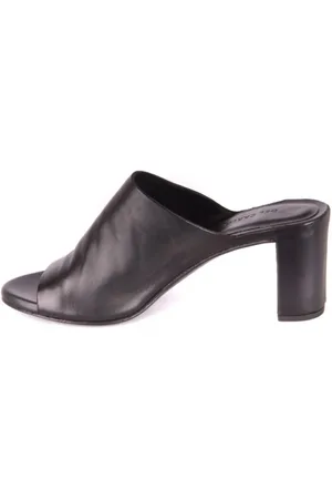 ROBERTO DEL CARLO Heeled Mules, female, , Size: 5 US Leather Women Sandals