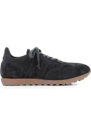 ALBERTO FASCIANI Sneakers, male, , Size: 12 US Dark Suede Sneakers