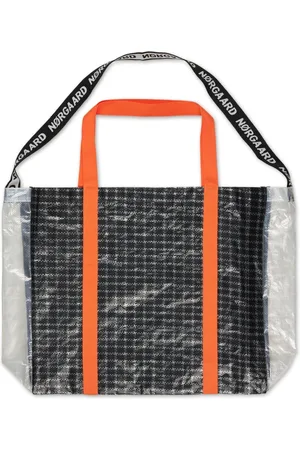 Mads Norgaard Tote Bags, female, , Size: ONE SIZE Transparent Bag Laundrette Aba Tasker Black