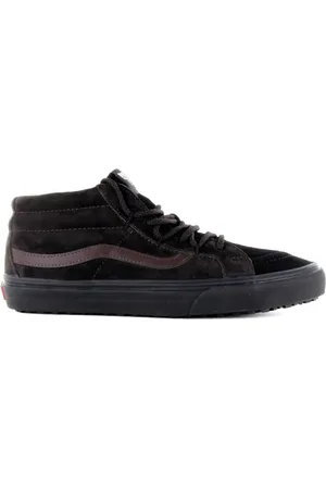 Vans Sneakers, male, , Size: 4 1/2 US Leather Sneakers with Fabric Lining