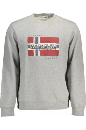 Napapijri Sweatshirts, male, , Size: XL Printed Cotton Sweater