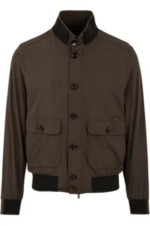 MOORER Bomber Jackets, male, , Size: XL Carlos-KN Grey Jacket