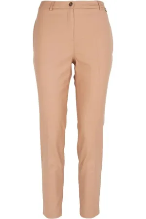 Twin-Set Chinos, female, , Size: M Refined Wool Blend Cigarette Pants