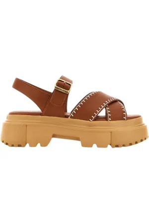Hogan Flat Sandals, female, , Size: 10 US Leather Sandals