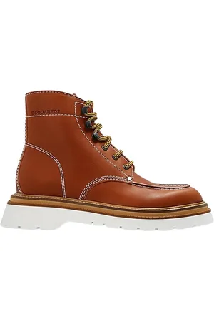 Dsquared2 Lace-up Boots, male, , Size: 7 US Camel Leather High Lace-up Boots