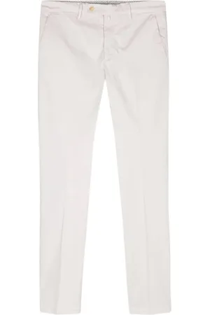 LUIGI BORRELLI NAPOLI Chinos, male, , Size: W33 Trousers Cream