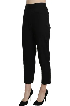 Bencivenga Cropped Trousers, female, , Size: M Logo Detail Cropped Pants
