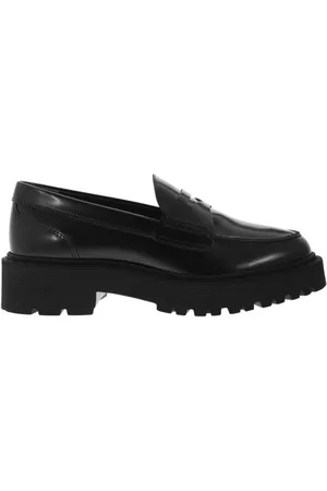 Hogan Loafers, female, , Size: 7 US Sophisticated Leather Loafers