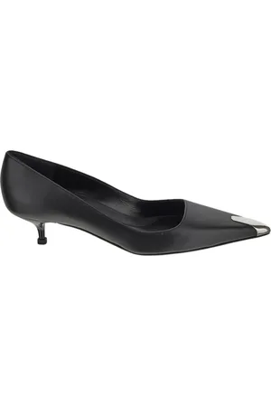 Alexander McQueen Pumps, female, , Size: 7 US Leather Pointed Toe Pump