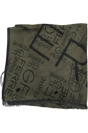 Gianfranco Ferré Silky Scarves, female, , Size: ONE SIZE Patterned Logo Scarf
