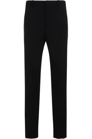 Saint Laurent Straight Trousers, male, , Size: L Wool Trouser Tux