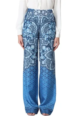 Alberta Ferretti Straight Trousers, female, , Size: XS Straight Trousers