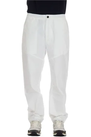 C.P. Company Straight Trousers, male, , Size: M Trousers with Elastic Waistband