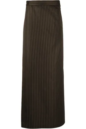 Jean Paul Gaultier Maxi Skirts, female, , Size: S Sophisticated Coffee Maxi Skirt