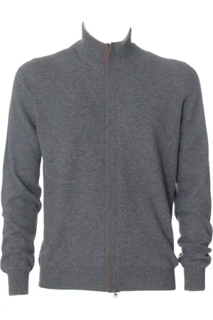 Gran Sasso Turtlenecks, male, , Size: M Cardigan ZIP