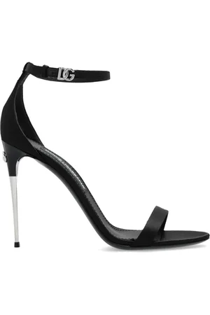 Dolce & Gabbana High Heel Sandals, female, , Size: 6 US Sandals on decorative heel