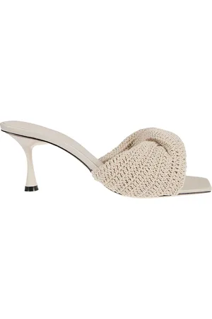 Studio Amelia Heeled Mules, female, , Size: 10 US Twisted Crochet Mules