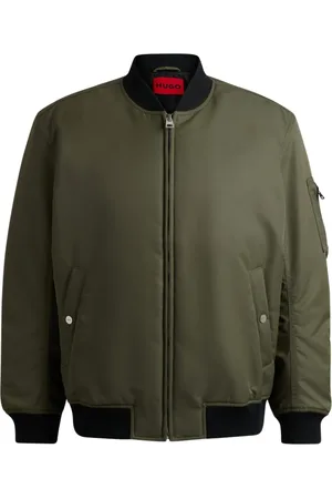 Hugo Boss Men’s Classic Green Zip Up Water Repellent outlets Bomber Jacket Size 34R