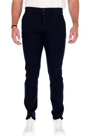 HARMONT&BLAINE Chinos, male, , Size: M Pantalone Chino con tasche uomo Harmontblaine Chino Basico Narrow Wni300053021 BLU Navy