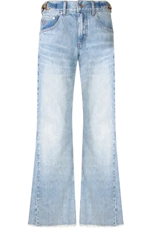 Stella McCartney Flared Jeans, female, , Size: W26 Gold Chain Bootcut Jeans