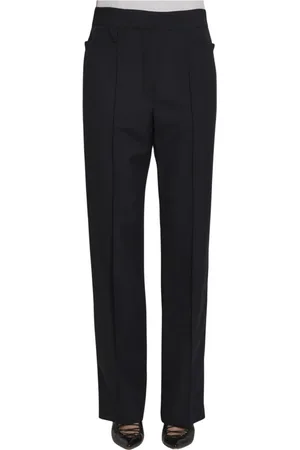 LEMAIRE Slim-fit Trousers, female, , Size: 2XS Wool Trousers with Pockets