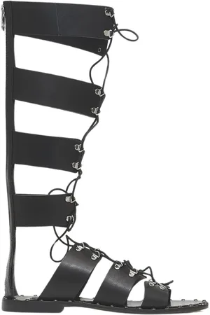 Pinko Flat Sandals, female, , Size: 7 US Selenio Sandal Leather