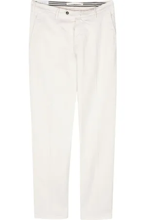 LUIGI BIANCHI MANTOVA Chinos, male, , Size: M Luigi Bianchi Trousers Cream