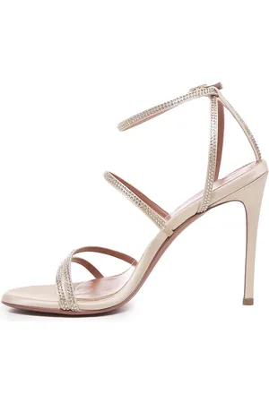 Giuliano Galiano High Heel Sandals, female, , Size: 8 1/2 US Elegant Mary Sandals with Rhinestones