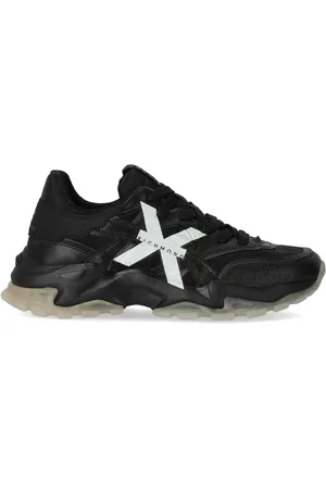 John Richmond Sneakers, male, , Size: 8 US Leather Sneakers with Richmond X Logo