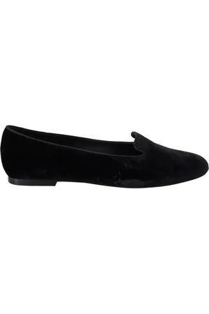 Dolce & Gabbana Ballerinas, female, , Size: 5 US Velvet Slip Ons Loafers Flats Shoes