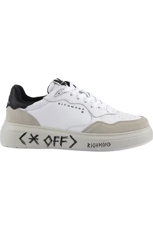 John Richmond Sneakers, male, , Size: 11 US Black Calfskin Sneakers