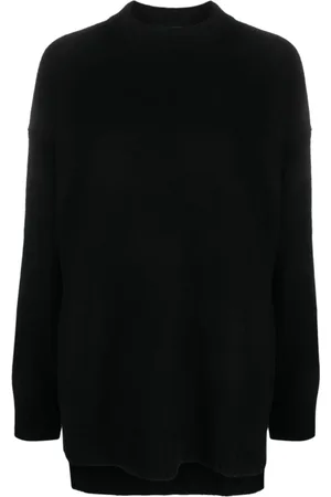 Jil Sander Round-neck Knitwear, female, , Size: XS Oversize Wool Sweater