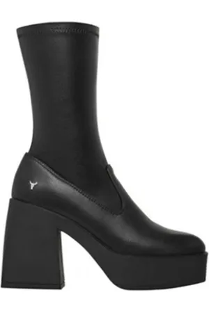 Windsor Heeled Boots, female, , Size: 10 US Baddest Womens Stretch Fabric Boots