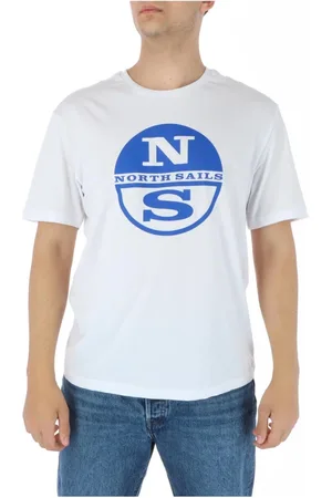 North Sails T-Shirts, male, , Size: L Print Mens Tee
