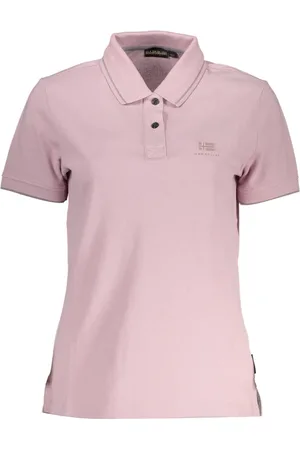 Napapijri Polo Shirts, male, , Size: S Cotton Polo Shirt with Contrasting Details and Logo Embroidery