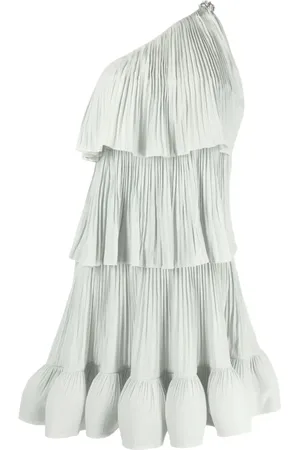Lanvin Party Dresses, female, , Size: XS Elegant Asymetric Ruffled Dress