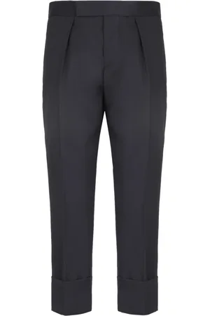 SAPIO Suit Trousers, male, , Size: S Wool Cropped Trousers