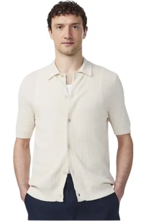 NN.07 Short Sleeve Shirts, male, , Size: L Short-sleeved buttoned polo shirt