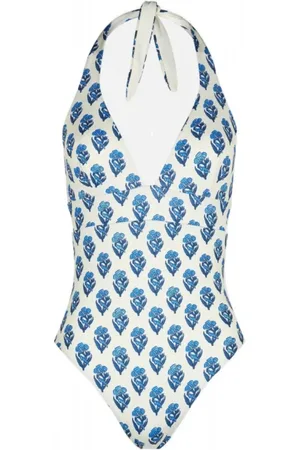 MC2 SAINT BARTH One-piece, female, , Size: L Floral One-Piece Swimsuit Marylin Marn001