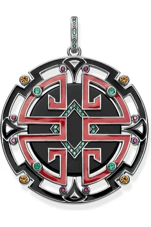 Thomas Sabo Jewellery, female, , Size: ONE SIZE Asian Ornament Pendant with Gemstones
