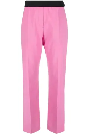 Msgm Slim-fit Trousers, female, , Size: XS Leather Trousers