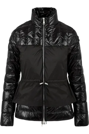 add Down Jackets, female, , Size: M Zip-Up Coat with Adjustable Waist