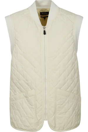 A.P.C. Vests, male, , Size: S Quilted Vest with Zip Closure