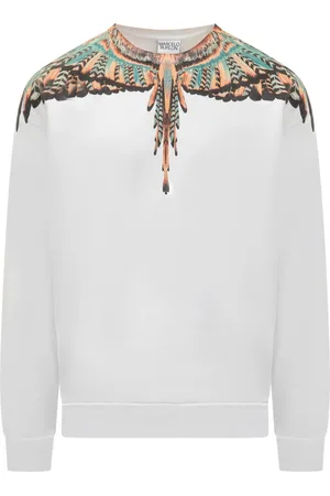 MARCELO BURLON Sweatshirts, male, , Size: XL Grizzly Wings Crew Sweatshirt