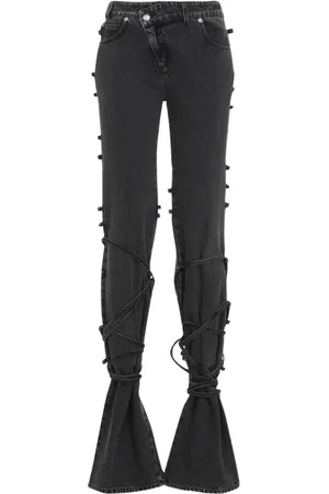 Alexander McQueen Flared Jeans, female, , Size: W26 Jeans for Women Aw24