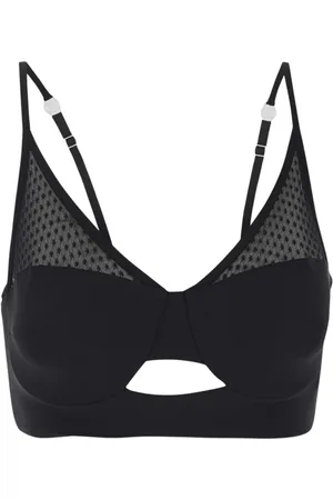 Elisabetta Franchi Bras, female, , Size: L Tulle Insert Bra Top
