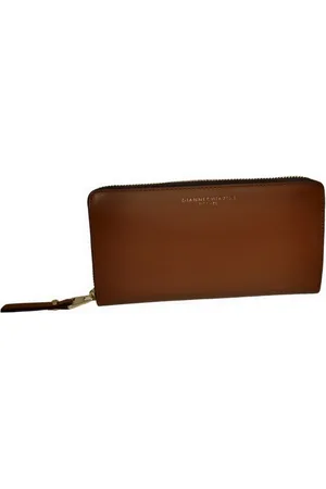 Gianni chiarini Wallets & Cardholders, female, , Size: ONE SIZE Leather Zip Around Wallet